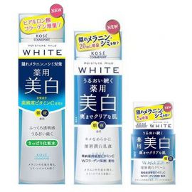 【停产】1号仓-KOSE高丝 MOISTURE MILD 美白化妆水L清爽型180ml+乳液140ml+面霜55g