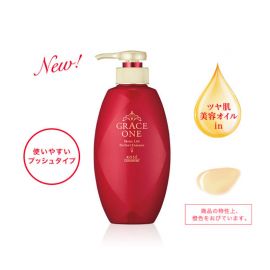 1号仓-高丝GRACE ONE 保湿抗衰紧肤 浓胶原蛋白美容液 230ml KOSE 六合一淡化细纹