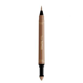 1号仓-K-Palette 防水防晕染 长效双头眉笔 液体眉笔&眉粉笔  0.4g+0.6g 添加保湿成分 自然立体