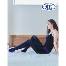 1号仓-爽健 盆骨矫正塑形美腿 超高压裤袜睡眠袜压力袜 M号 黑色 Dr. Scholl MediQttO 分段式紧致腿部 瘦腿袜