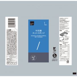 1号仓-松本清matsukiyo 易起泡 双重抗菌 螺旋结构网状洗碗海绵 1个 洗碗海绵刷 易起泡 清洁用品 锅碗瓢盆 锅具刷洗
