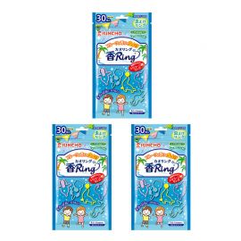 2号仓-KINCHO金鸟 KAORI RING 驱蚊虫手环 驱蚊手环 水果香型N 30条 3个装