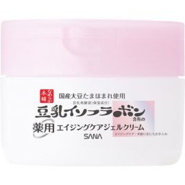 1号仓-莎娜 豆乳熟龄肌护理 滋润修护 改善干燥细纹 7效合一 啫喱面霜 100g SANA 均勻肤色 一瓶多效 简化护肤步骤