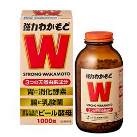 2号仓-WAKAMOTO若素 健胃整肠乳酸菌益生菌酵素丸 1000粒装