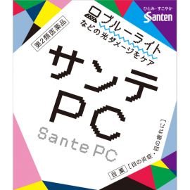 2号仓-参天制药 Sante参天 防PC电脑手机蓝光 眼药水 滴眼液润眼液 12ml【第2类医药品】【寒冷地区勿拍，易冻结】