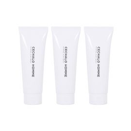1号仓-CECHALO 3种矿物泥深层清洁毛孔污垢 男士矿物泥洗面奶 100g 3个装 Cellpure   东京银座皮肤科研发