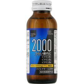 【ケース商品販売中】2号仓-matsukiyo 缓解疲劳牛磺酸配合2000mg+氨基酸营养补充剂 100ml