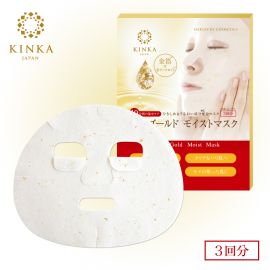 【取扱中止】1号仓-KINKA金华 纳米金箔保湿面膜 3片