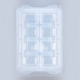 1号仓-阿卡将本铺 婴儿辅食冷冻格冷冻托盘M 微波炉可用 25ml×8格 2个