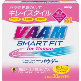 【取扱中止】2号仓-明治 VAAM Smart Fit女性用运动前饮料粉 燃脂粉 4gx30包