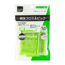 1号仓-松本清 matsukiyo 弓形牙线 绿色 50支