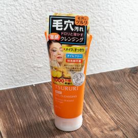 【停产】1号仓-BCL TSURURI 去黑头彩妆污垢 温感卸妝洁面啫喱 150g 蒟蒻磨砂颗粒 洁净嫩滑肌肤