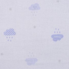 1号仓-阿卡将本铺 可爱儿童毛巾纯棉洗脸家用吸水速干宝宝柔软不易掉毛 蓝色长方形毛巾 1条