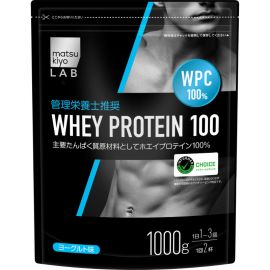 2号仓-松本清 matuskiyo LAB 乳清蛋白100% 蛋白粉 健身增肌 酸奶味 1000g