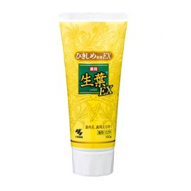 1号仓-小林制药 生叶EX 收敛温和型牙膏 植物配方美白预防牙龈炎口臭清洁口腔 100g