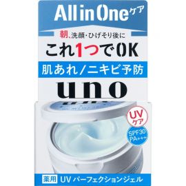 1号仓-UNO吾诺 UV防晒啫喱男士面霜 防晒隔离保湿 SPF30 PA+++ 80g