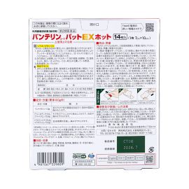 2号仓-兴和万特力 山金车薄荷温感消炎镇痛膏药贴EX 7×10mm 14片 【第２类医药品】 KOWA VANTELIN 舒缓肩膀僵硬腰痛