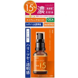 1号仓-桃谷顺天馆 明色 NA15烟酰胺15%抗皱高浓度美容液 30ml MEDISHOT NA15 CICA+神经酰胺+玻尿酸+胶原蛋白 改善细纹 改善暗沉