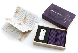 1号仓-日本香堂 大江户香系列 高端香薰线香 伽罗姫 60根 带香插 NipponKodo