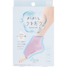 1号仓-蔻吉特 添加玻尿酸 改善干燥 足跟保湿护理袜 1双 长款 弹性薄款 轻松美足 舒缓防裂