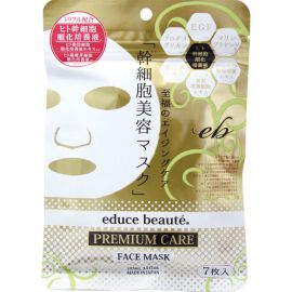 1号仓-Educe beaute 高保湿抗衰紧肤提升弹力 干细胞美容面膜 7片 淡化皱纹平滑肌肤