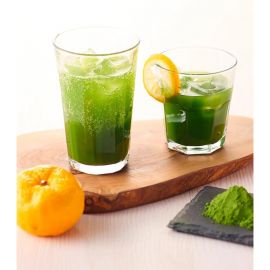 2号仓-壶市制茶本铺 日式风味 酸甜平衡 口感清爽 柚子抹茶粉 10g×5条 3个装 独立包装 冷热皆宜 无添加配方