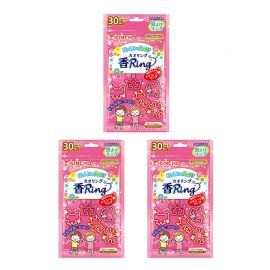 2号仓-KINCHO金鸟 KAORI RING 驱蚊虫手环 驱蚊手环 花香型N 30条 3个装