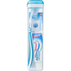 1号仓-GSK Aquafresh 旅行洗漱套装 牙刷1支＋牙膏35g 洗漱包 牙具