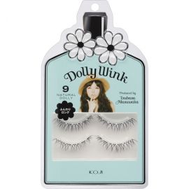 1号仓-KOJI寇吉 Dolly Wink 上眼假睫毛 No.9裸幻甜心 2对