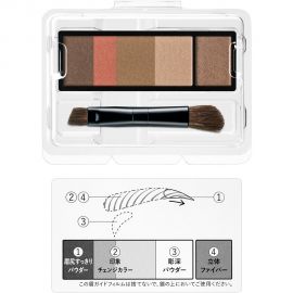 1号仓-资生堂心机彩妆 柔和立体妆感 3D五色眉粉替换芯 60玫瑰棕色 4.2g SHISEIDO MAQUILLAGE 13小时持持妆