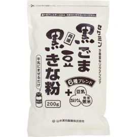 2号仓-山本汉方 黑芝麻丹波黑豆粉黄豆粉 无糖低卡营养代餐粉 200g×2袋