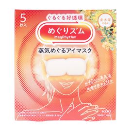 1号仓-花王 舒适热敷 服贴设计 缓解眼疲劳 美舒律蒸汽眼罩 桂花香 5片 Kao 金木犀 恒温蒸汽 极柔软材质 助眠热敷 放松眼部 缓解压力