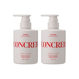 1号仓-松本清matsukiyo CONCRED 改善毛躁 补水柔顺 修复毛鳞片 洗发水400ml＋护发素400g 高保湿护理 适合易打结发质 维持头皮发丝屏障 高保湿