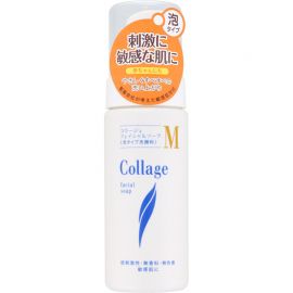 1号仓-持田 COLLAGE M 温和清洁低刺激 泡沫洗面奶 敏感肌用150ml 婴儿大人均适用 平衡面部油脂 无香料 无色素