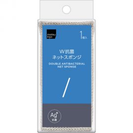 1号仓-松本清matsukiyo 易起泡 双重抗菌 螺旋结构网状洗碗海绵 1个 洗碗海绵刷 易起泡 清洁用品 锅碗瓢盆 锅具刷洗