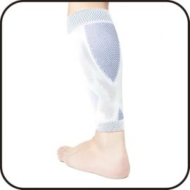 1号仓-兴和 减轻腿部负担 高透气性 弹性贴合 护腿袜套 L码 2枚 左右通用 顺滑触感 不易移位