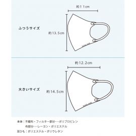 【停产】1号仓-CROSS PLUS PASTEL MASK不织布3D立体小颜口罩 丝绸触感 白色 7枚/袋