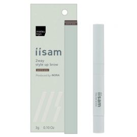 1号仓-松本清iisam 眉笔+染眉膏二合一 双色塑型眉笔 自然灰 3g Matsukiyo 三角眉笔芯 适合新手 自然立体 不结块不粘腻