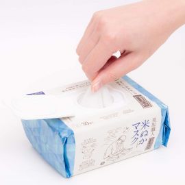 1号仓-高丝CLEAR TURN 水润保湿紧肤 美肌职人米糠精华面膜 30片 KOSE 舒缓干燥 懒人免洗面膜