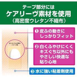 2号仓-NICHIBAN米琪邦 治愈之力系列高弹力透气创可贴 水胶体敷料促进伤口愈合 S号 14片