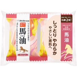 1号仓-Pelican 马油滋润泽美肌香皂 天然油脂温和补水 80g×2个