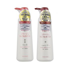 1号仓-持田 COLLAGE去屑止痒 干性头皮用 洗发水400ml＋护发素400ml 抗真菌抗氧低刺激 滋润顺滑型