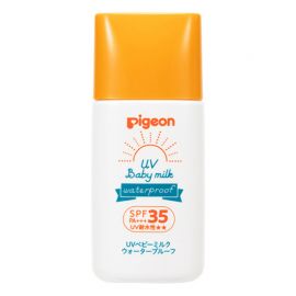 1号仓-贝亲 持久防水防汗清爽不粘腻 宝宝UV防晒霜 SPF35 PA+++ 30g Pigeon 婴儿防晒霜