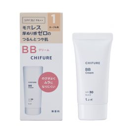 1号仓-千肤恋 提亮遮瑕 BB霜 SPF30 PA++  30g CHIFURE 修饰肤色 6效合1 水润妆感 细腻毛孔