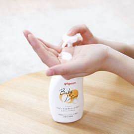 1号仓-贝亲 高保湿浓密滋润不粘腻 宝宝润肤乳 300g Pigeon 婴儿乳液