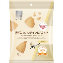 【停产】2号仓-松本清 matsukiyo LAB 日本注册营养师推荐 低糖零食  9.4g糖 蛋白质饼干 香草味 50g