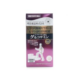 2号仓-明治药品 新健康kirari系列 关节灵活 骨骼保健 保护关节 含软骨素＋氨基葡萄糖 营养片 300粒 添加胶原蛋白 维持膝关节健康