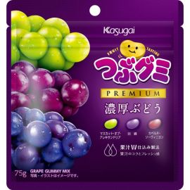 2号仓-春日井制果 浓郁果香 果粒软糖 浓香葡萄味 75g 三种浓厚葡萄口味融合 浓厚果香 浓香可口 粒粒软糖