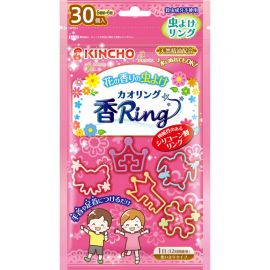 2号仓-KINCHO金鸟 KAORI RING 驱蚊虫手环 驱蚊手环 花香型N 30条装