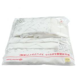 【停产】1号仓-阿卡将本铺 新生儿动物园白底素色长袖 6件